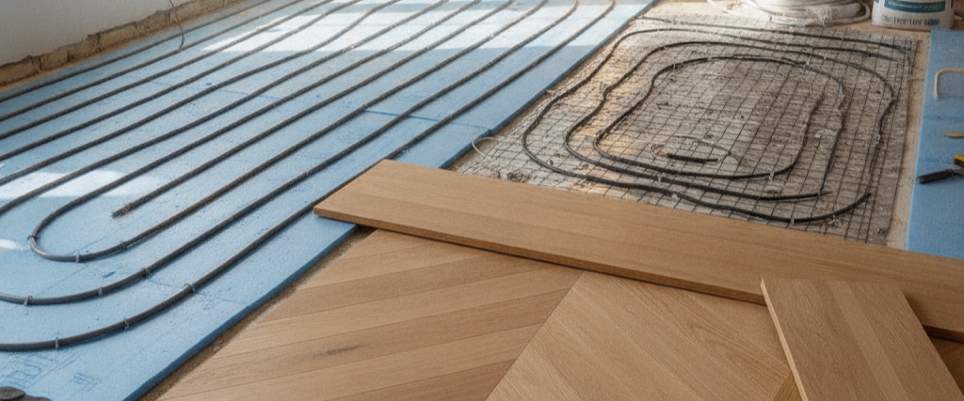 Какой тёплый пол выбрать под паркет: водяной, электрический, ИК